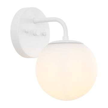 Louis Parisian Globe Metal/Frosted Glass Modern Contemporary LED Vanity